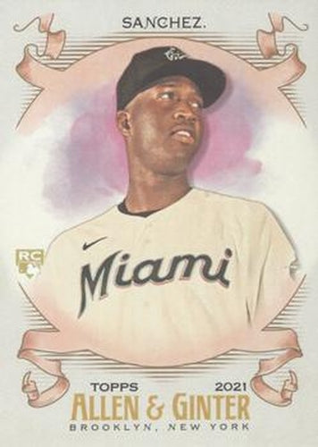 #287 Jesus Sanchez - Miami Marlins - 2021 Topps Allen & Ginter Baseball