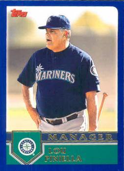 #287 Lou Piniella - Seattle Mariners - 2003 Topps Baseball