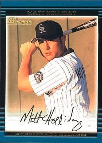 #287 Matt Holliday - Colorado Rockies - 2002 Bowman Baseball