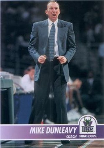 #287 Mike Dunleavy Sr. - Milwaukee Bucks - 1994-95 Hoops Basketball