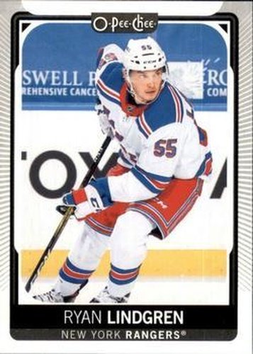#287 Ryan Lindgren - New York Rangers - 2021-22 O-Pee-Chee Hockey