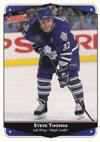 #287 Steve Thomas - Toronto Maple Leafs - 1999-00 Upper Deck Victory Hockey