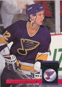 #287 Vitali Karamnov - St. Louis Blues - 1993-94 Donruss Hockey