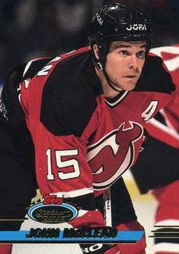 #287 John MacLean - New Jersey Devils - 1993-94 Stadium Club Hockey