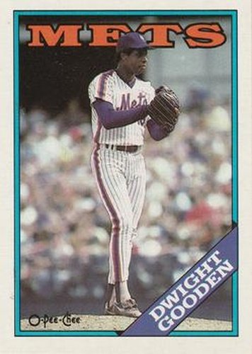 #287 Dwight Gooden - New York Mets - 1988 O-Pee-Chee Baseball