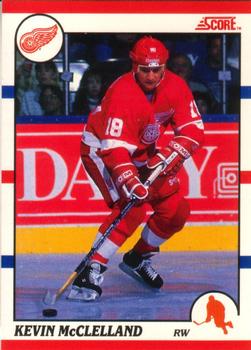 #287 Kevin McClelland - Detroit Red Wings - 1990-91 Score Canadian Hockey