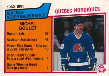 #287 Michel Goulet - Quebec Nordiques - 1983-84 O-Pee-Chee Hockey