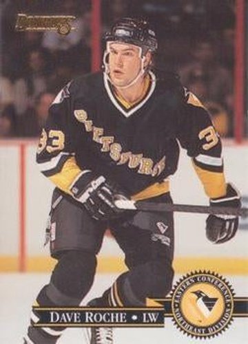 #287 Dave Roche - Pittsburgh Penguins - 1995-96 Donruss Hockey