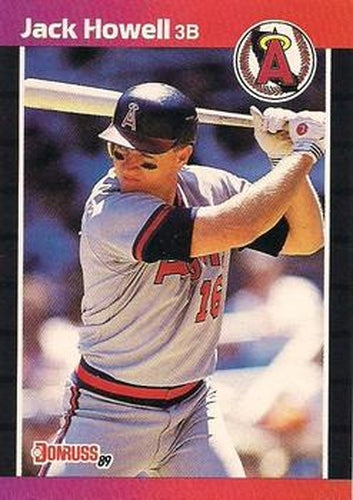 #288 Jack Howell - California Angels - 1989 Donruss Baseball