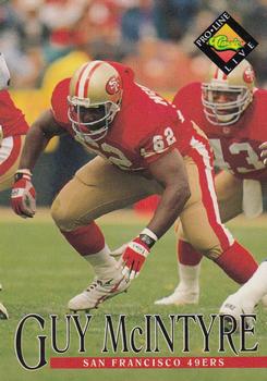 #288 Guy McIntyre - San Francisco 49ers - 1994 Pro Line Live Football