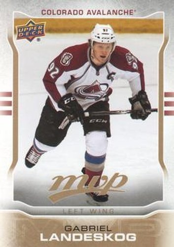 #288 Gabriel Landeskog - Colorado Avalanche - 2014-15 Upper Deck MVP Hockey