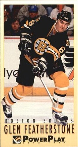 #288 Glen Featherstone - Boston Bruins - 1993-94 Fleer PowerPlay Hockey