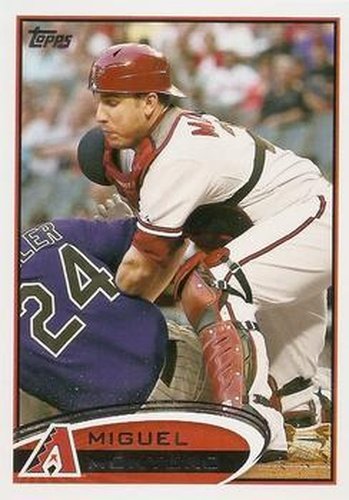 #288 Miguel Montero - Arizona Diamondbacks - 2012 Topps Baseball