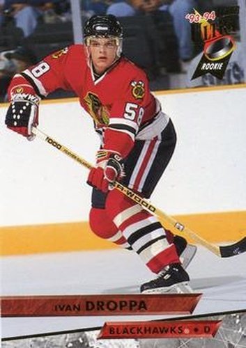 #288 Ivan Droppa - Chicago Blackhawks - 1993-94 Ultra Hockey