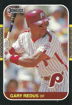 #288 Gary Redus - Philadelphia Phillies - 1987 Donruss Baseball