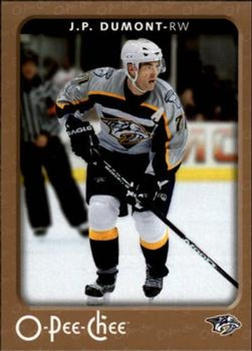 #288 J.P. Dumont - Nashville Predators - 2006-07 O-Pee-Chee Hockey