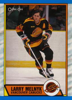 #288 Larry Melnyk - Vancouver Canucks - 1989-90 O-Pee-Chee Hockey