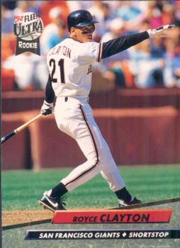 #288 Royce Clayton - San Francisco Giants - 1992 Ultra Baseball