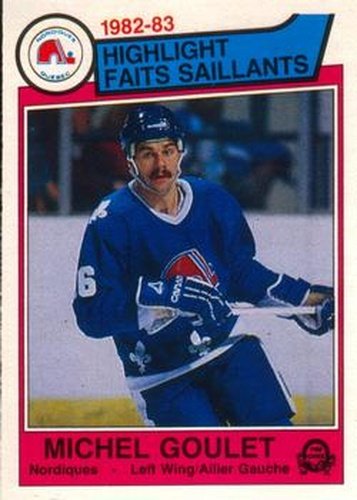 #288 Michel Goulet - Quebec Nordiques - 1983-84 O-Pee-Chee Hockey