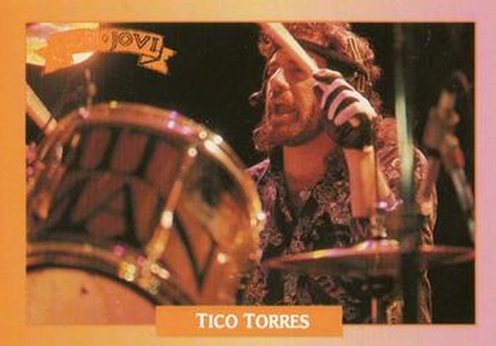 #288 Tico Torres - 1991 Brockum Rock Cards