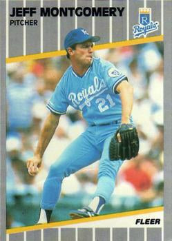 #288 Jeff Montgomery - Kansas City Royals - 1989 Fleer Baseball