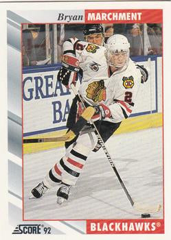 #288 Bryan Marchment - Chicago Blackhawks - 1992-93 Score USA Hockey