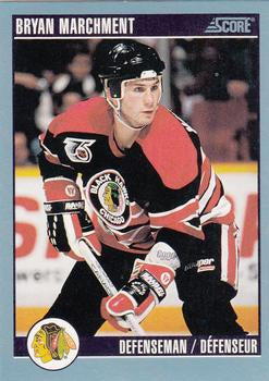 #288 Bryan Marchment - Chicago Blackhawks - 1992-93 Score Canadian Hockey