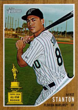 #288 Mike Stanton - Florida Marlins - 2011 Topps Heritage Baseball