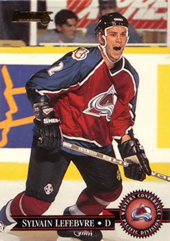 #288 Sylvain Lefebvre - Colorado Avalanche - 1995-96 Donruss Hockey