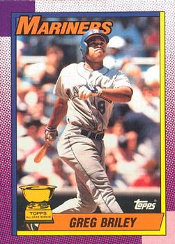 #288 Greg Briley - Seattle Mariners - 1990 O-Pee-Chee Baseball