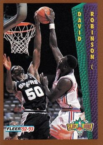 #288 David Robinson - San Antonio Spurs - 1992-93 Fleer Basketball