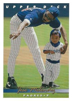 #288 Jose Melendez - San Diego Padres - 1993 Upper Deck Baseball