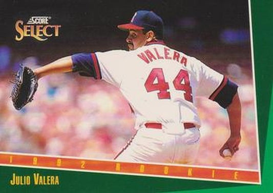 #288 Julio Valera - California Angels - 1993 Select Baseball