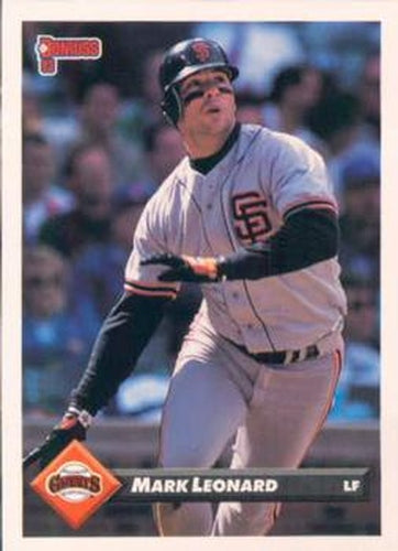 #288 Mark Leonard - San Francisco Giants - 1993 Donruss Baseball