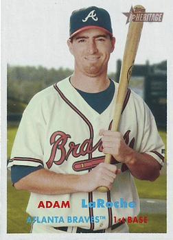 #288 Adam LaRoche - Atlanta Braves - 2006 Topps Heritage Baseball