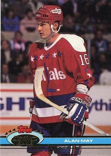 #288 Alan May - Washington Capitals - 1991-92 Stadium Club Hockey