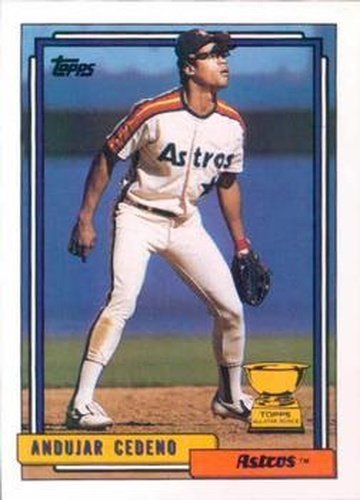 #288 Andujar Cedeno - Houston Astros - 1992 Topps Baseball