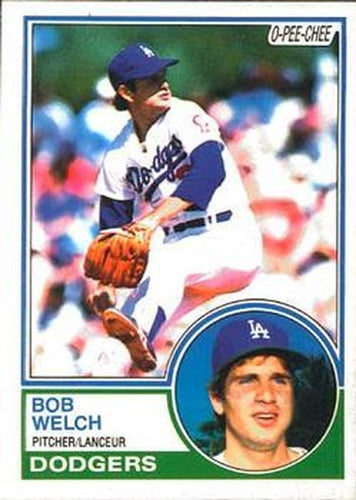 #288 Bob Welch - Los Angeles Dodgers - 1983 O-Pee-Chee Baseball