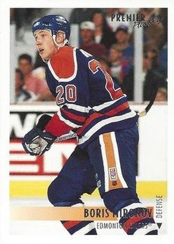 #288 Boris Mironov - Edmonton Oilers - 1994-95 Topps Premier Hockey