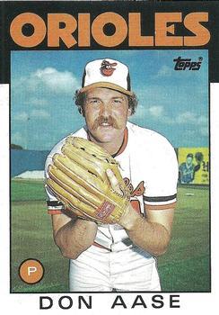 #288 Don Aase - Baltimore Orioles - 1986 Topps Baseball