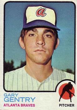 #288 Gary Gentry - Atlanta Braves - 1973 Topps Baseball