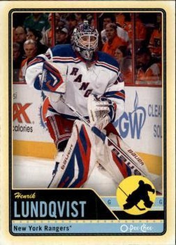#288 Henrik Lundqvist - New York Rangers - 2012-13 O-Pee-Chee Hockey