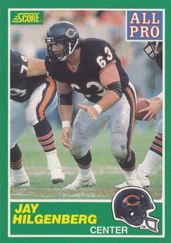#288 Jay Hilgenberg - Chicago Bears - 1989 Score Football