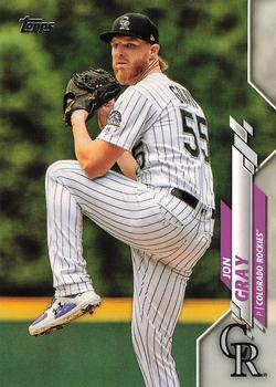 #288 Jon Gray - Colorado Rockies - 2020 Topps Baseball