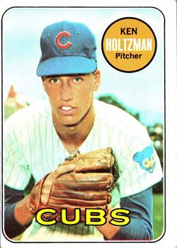 #288 Ken Holtzman - Chicago Cubs - 1969 Topps Baseball