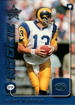 #288 Kurt Warner - St. Louis Rams - 1999 Leaf Rookies & Stars Football
