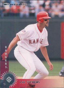 #288 Lee Stevens - Texas Rangers - 1997 Donruss Baseball
