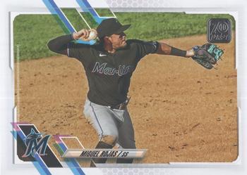 #288 Miguel Rojas - Miami Marlins - 2021 Topps Baseball