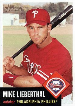 #288 Mike Lieberthal - Philadelphia Phillies - 2002 Topps Heritage Baseball