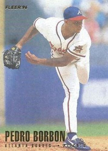 #288 Pedro Borbon - Atlanta Braves - 1996 Fleer Baseball